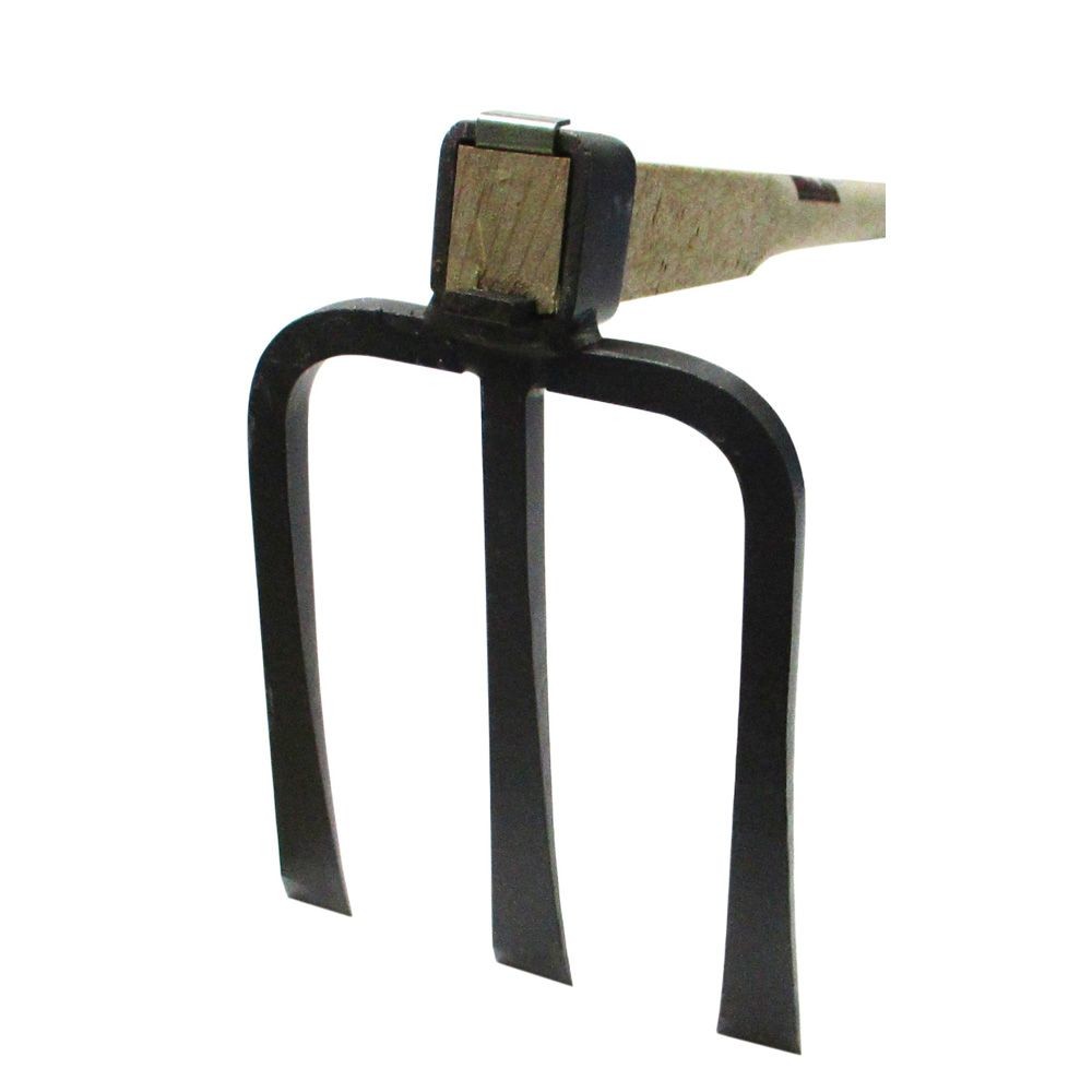 若獅子 木柄三本鍬, 木柄三本鍬, 幅185mm&times;奥行1050mm&times;高さ285mm