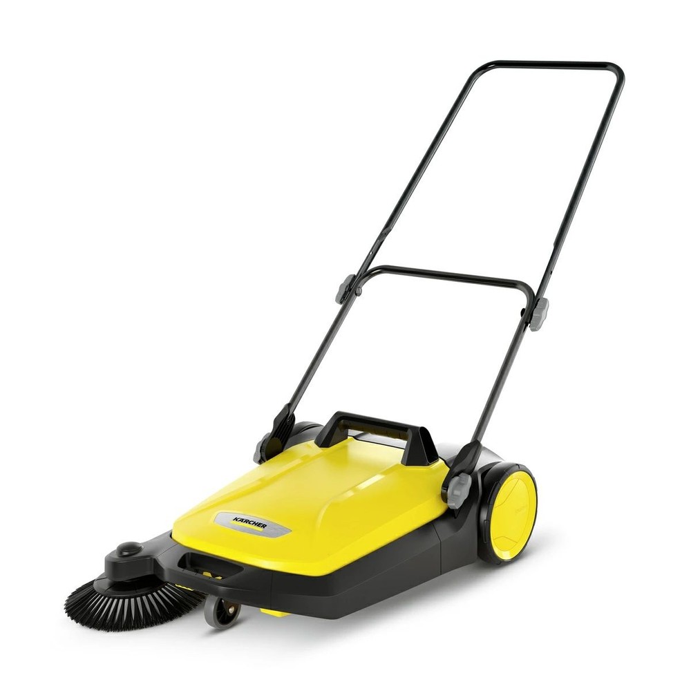 ケルヒャー スイーパー S4 手押し式スイーパー 1.766-320.0, イエロー, 幅760mm&times;奥行600mm&times;高さ940mm