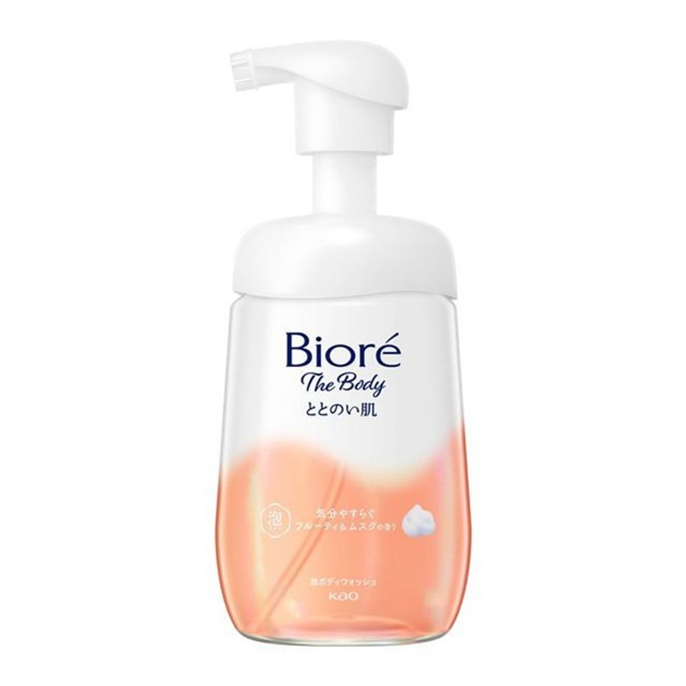 ビオレ ザ ボディ　ととのい肌　泡タイプ　フルーティ＆ムスクの香り　ポンプ, フルーティ＆ムスクの香り, 480ml