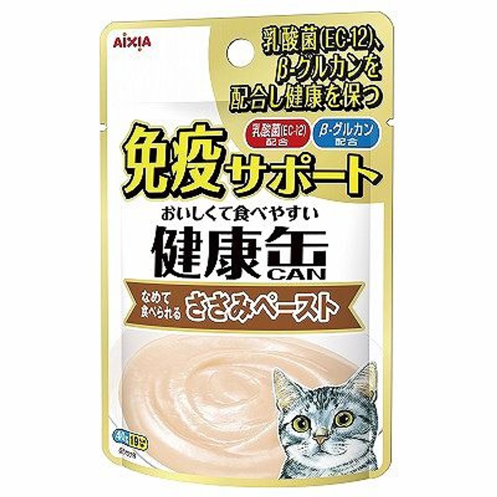 アイシア　健康缶パウチ　免疫サポートささみペースト　４０ｇ, -, 40g