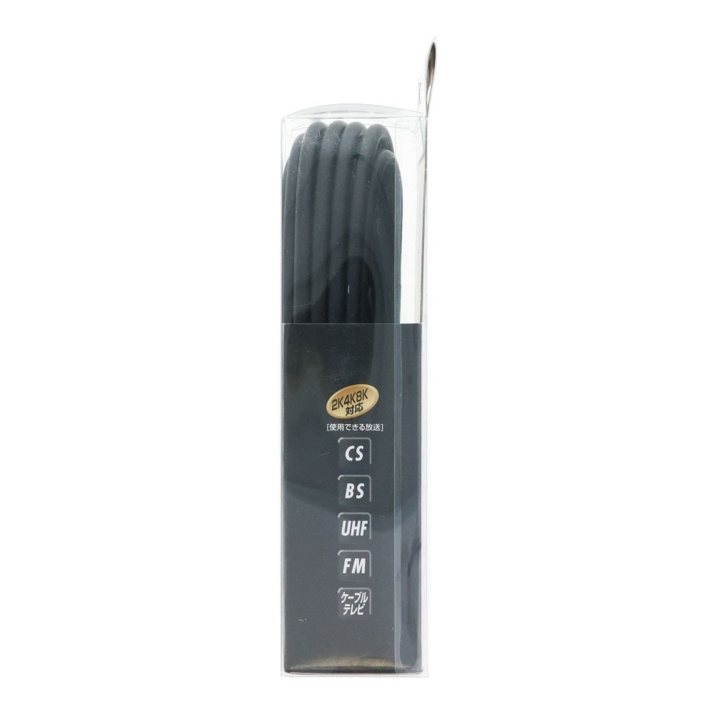 テレビ接続ケーブル５ｍ　４ＪＷ５ＦＬＳＢ（Ｂ）, ブラック, 5.0m