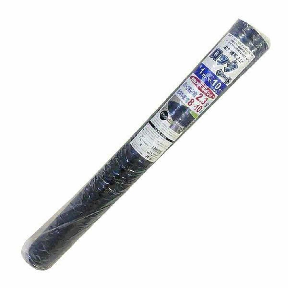 シンセイ 強力雑草よけロックシート 防草シート 1m&times;10m, ブラック, 1m&times;10m
