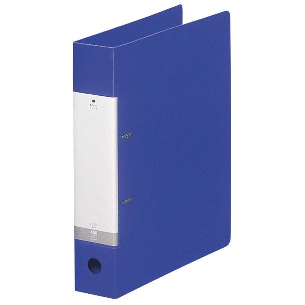 リヒト　ＤリングファイルＡ4　青, 青(450枚), 450枚収容