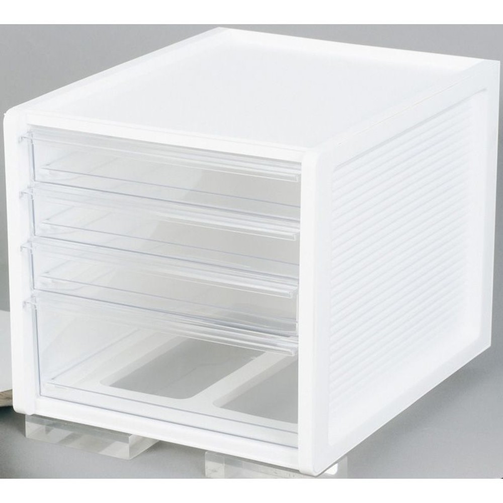 Ａ4レター浅型3段・深型1段, ホワイト, その他サイズ１