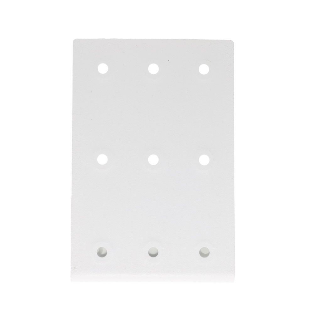 DAIDOHANT 2&times;4サポート L型 タイプ4 24-L4-WH, ホワイト, 1個入り