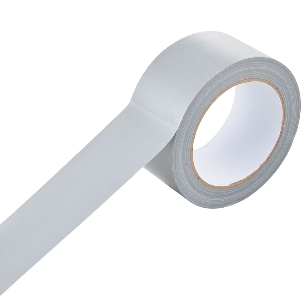 WIZ'A ウィザ　梱包用カラー布テープ灰（約）幅50mm&times;長さ25m, 灰, 50mm&times;25m