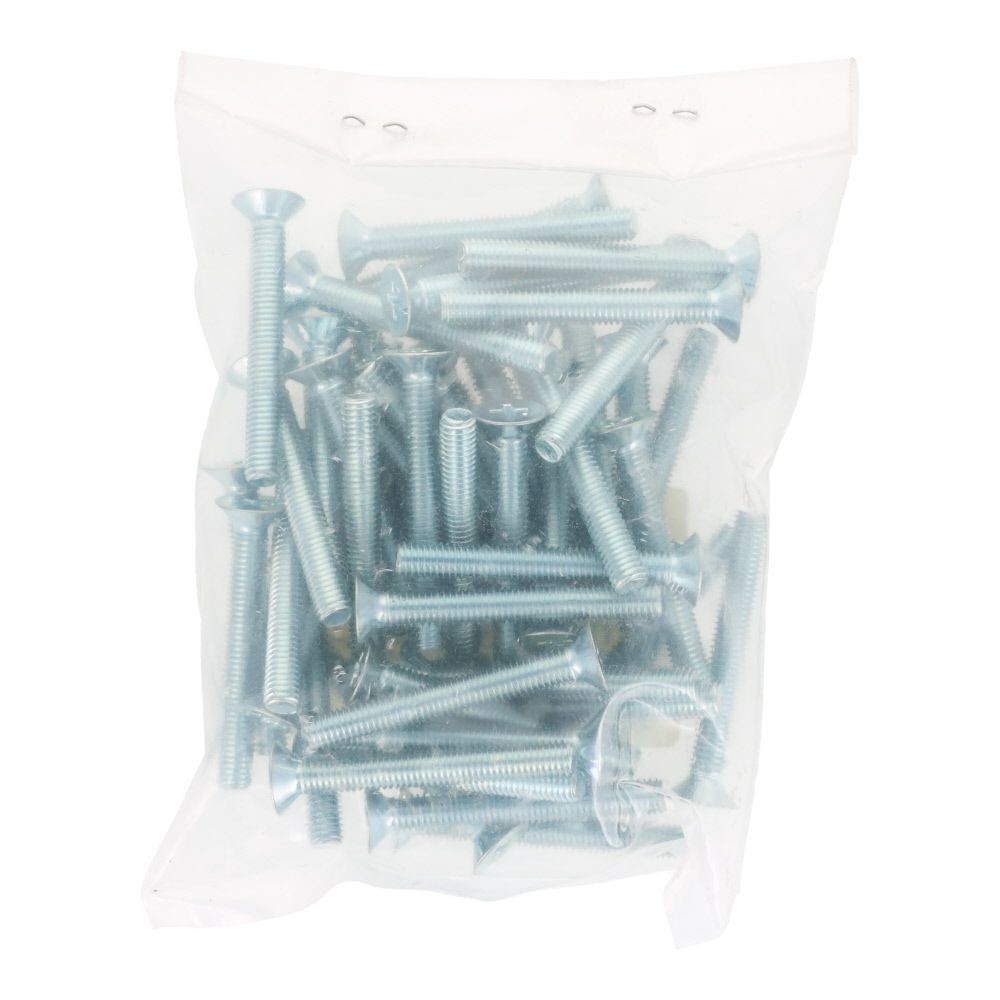 ユニクロ　小ねじ　皿　Ｍ５&times;４０　５０個入り, 小ねじ, M5&times;40