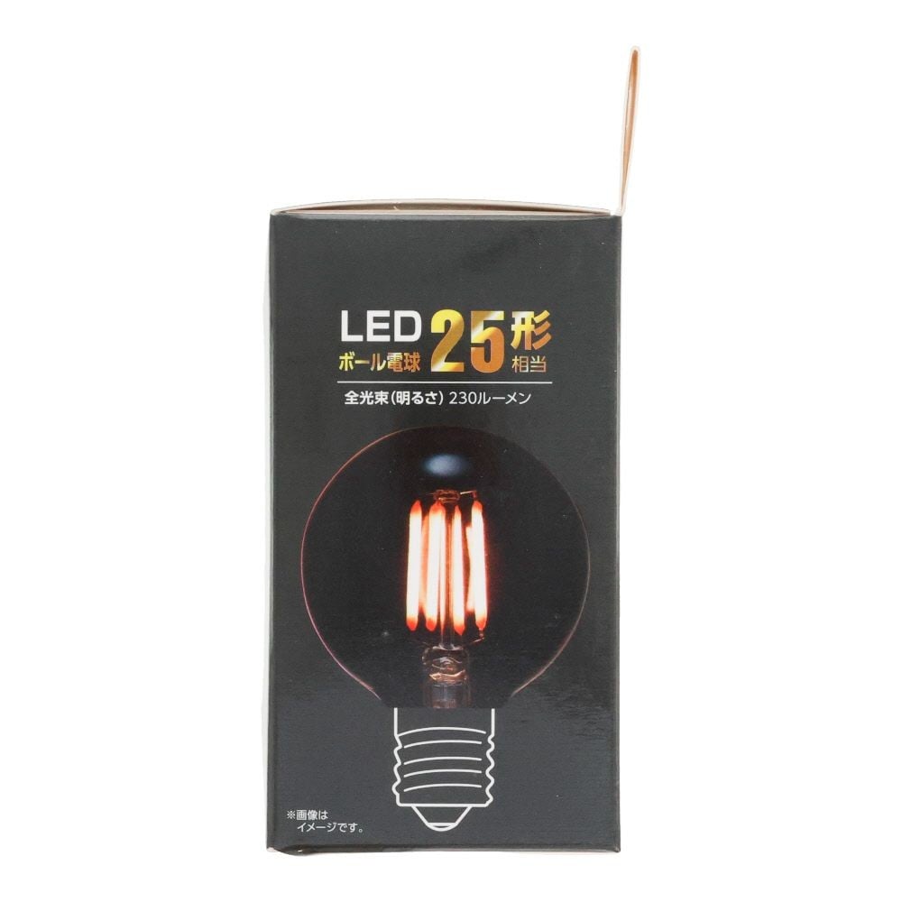 ヤザワ フィラメントLED LDG2LG50E17C2, クリア, 25形相当