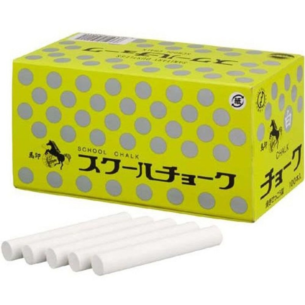 スクールチョーク　白　100本入　Ｃ201, 白, 100本入り