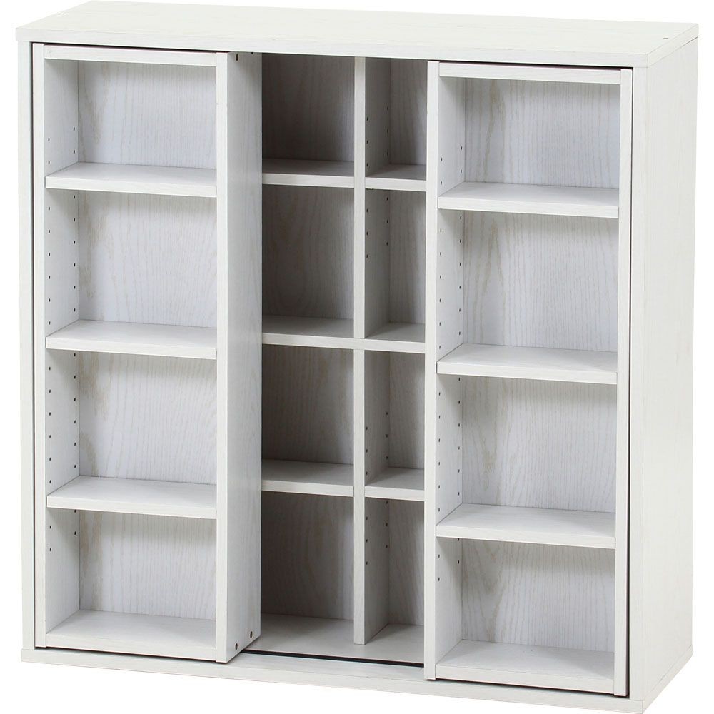 不二貿易 ダブルスライドラック　オークＷＨ　ＤＳ９０９０【メーカー直送・代引不可】, ホワイト, 幅890mm×奥行290mm×高さ890mm