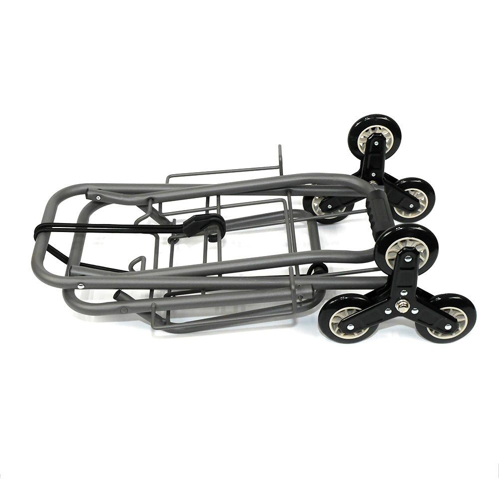 段差もラクに上れる3輪キャリーカート, グレー, 耐荷重約40kg