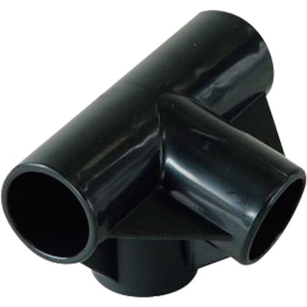 YAZAKI 矢崎化工 イレクタープラスチックジョイント J-22A S 屋根部分用 &Phi;28用, ブラック, J-22A S（4方向（屋根部分用））