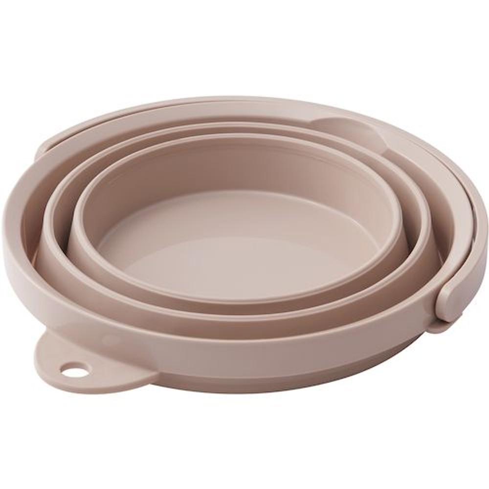 折りたたみソフトバケツ, グレー, 8.0L