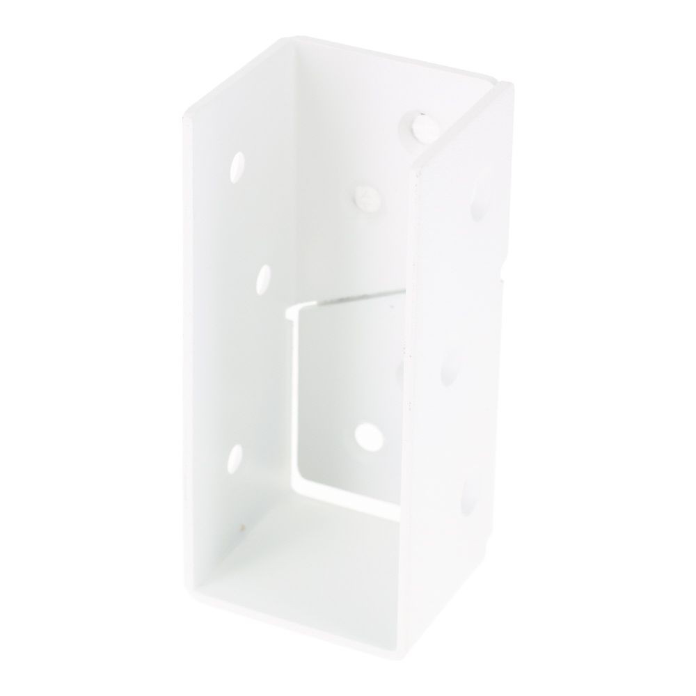 DAIDOHANT 2&times;4サポート 受け金物 タイプ1 24-U1-WH, ホワイト, 1個入り