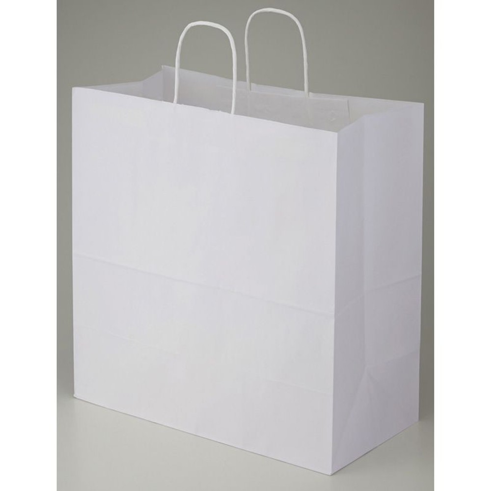 紙袋　25チャームバッグ　45-1　白無地　50枚, 白無地, 45-1