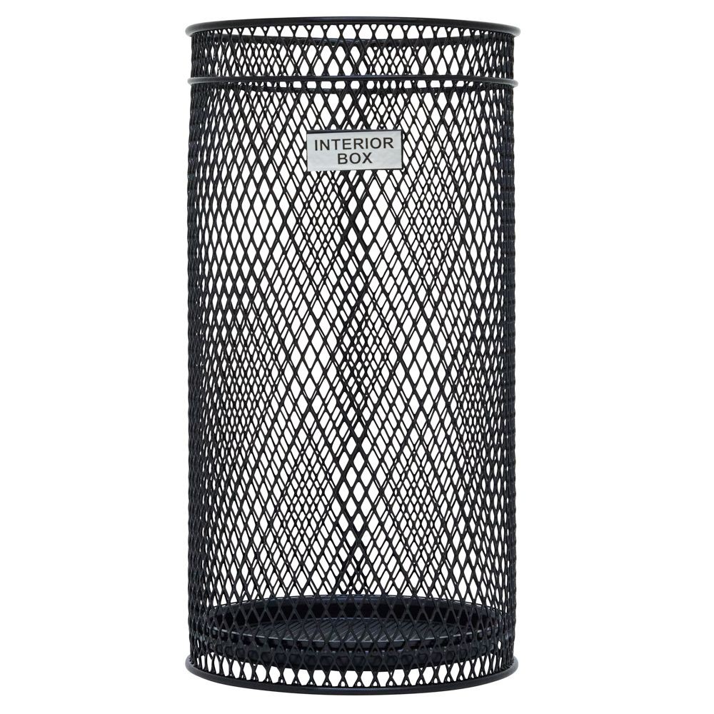 メッシュ傘立て　丸型　ブラック, ブラック, 丸型