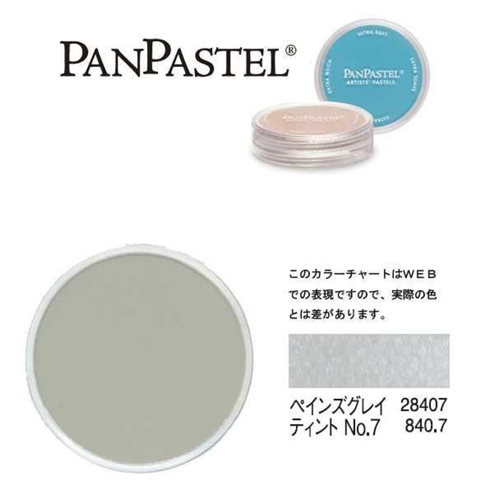 パンパステル 28407 ペインズグレイ ティント No.7, ティント ＃7, 9ml 単品