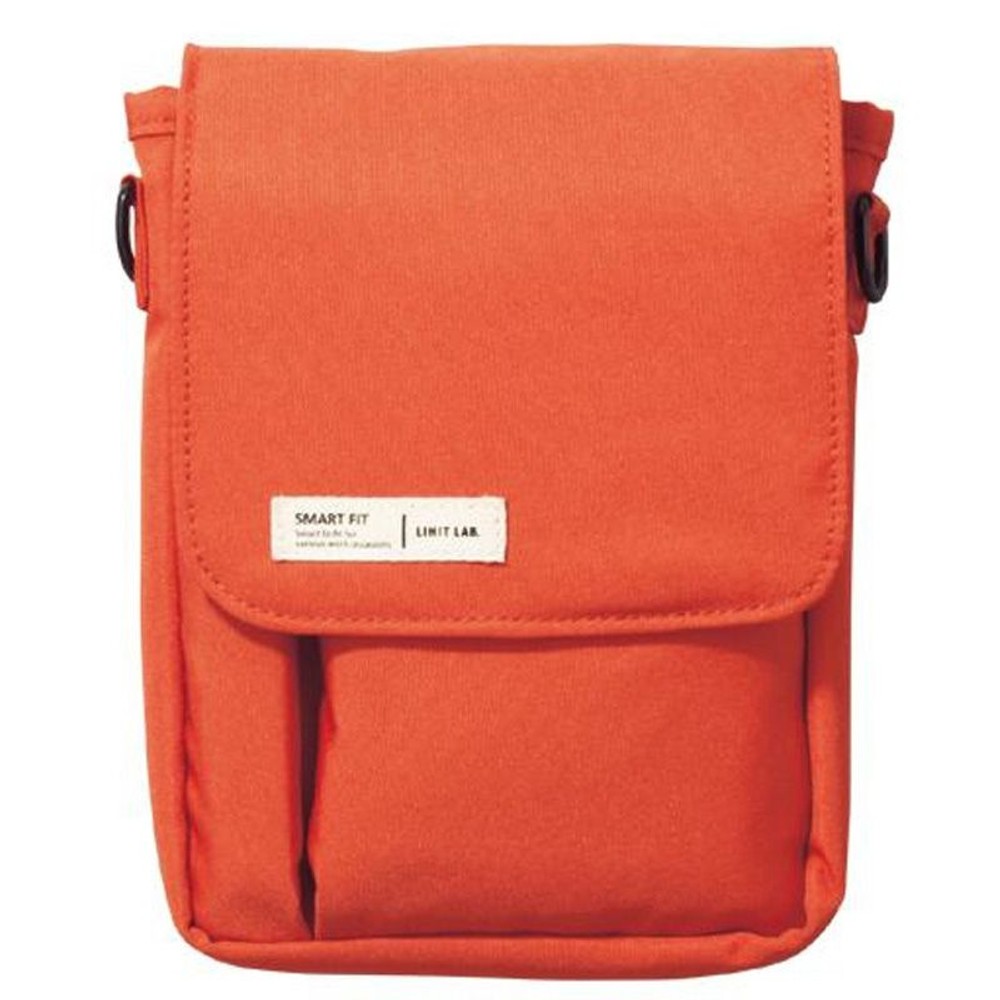 リヒト　スマートフィットポーチ　Ａ6　オレンジ, ネイビー, A6サイズ