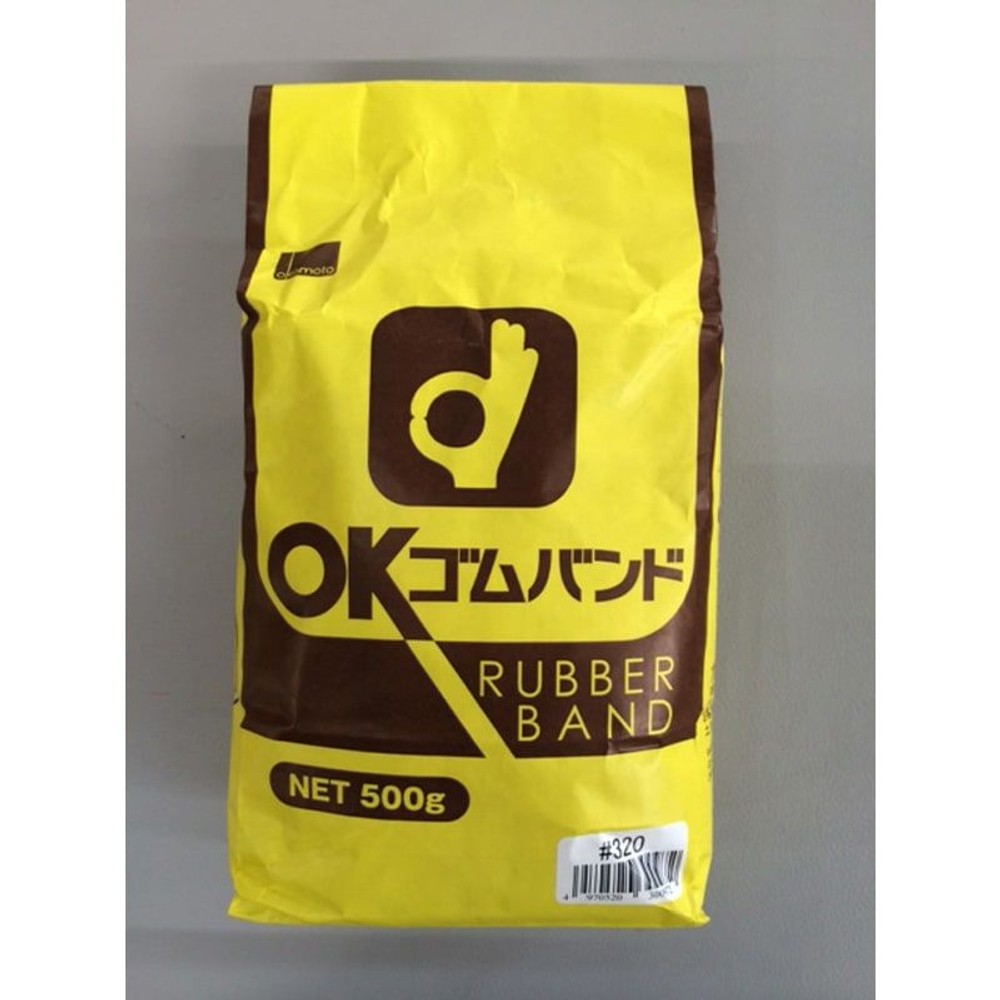 ゴムバンド500ｇ袋入　　　　200号, アメ#12, 12号×1mm