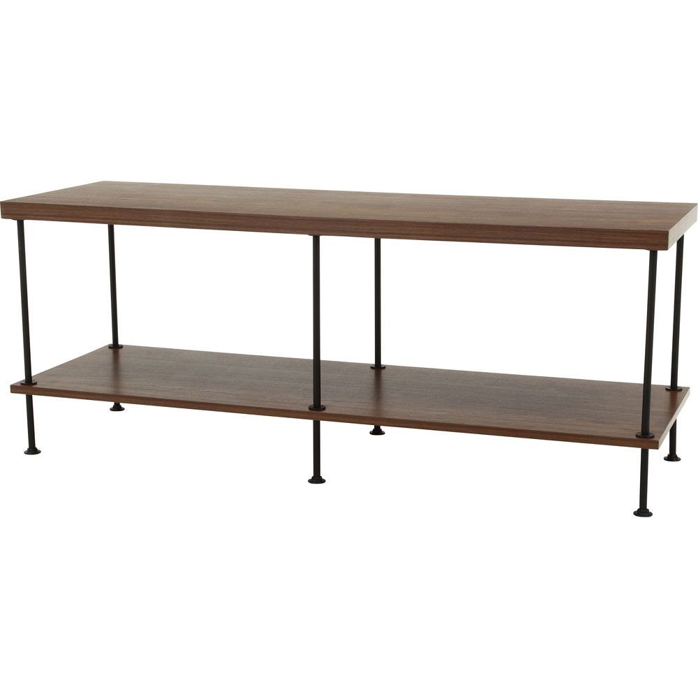 不二貿易 ＥＺＢＯツイストロック　ＴＶ台１２０幅　ＭＢＲ【メーカー直送・代引不可】, ブラウン, 幅1200mm&times;奥行400mm&times;高さ480mm