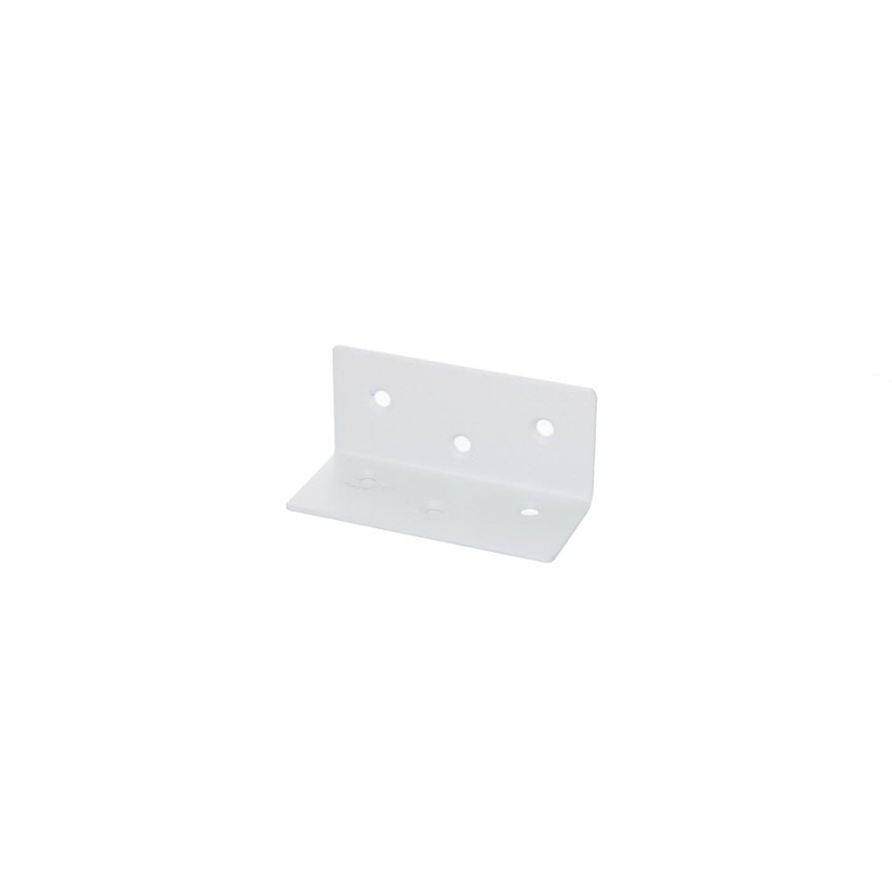 DAIDOHANT 2&times;4サポート L型アングル タイプ1 24-A1-WH, ホワイト, 1個入り