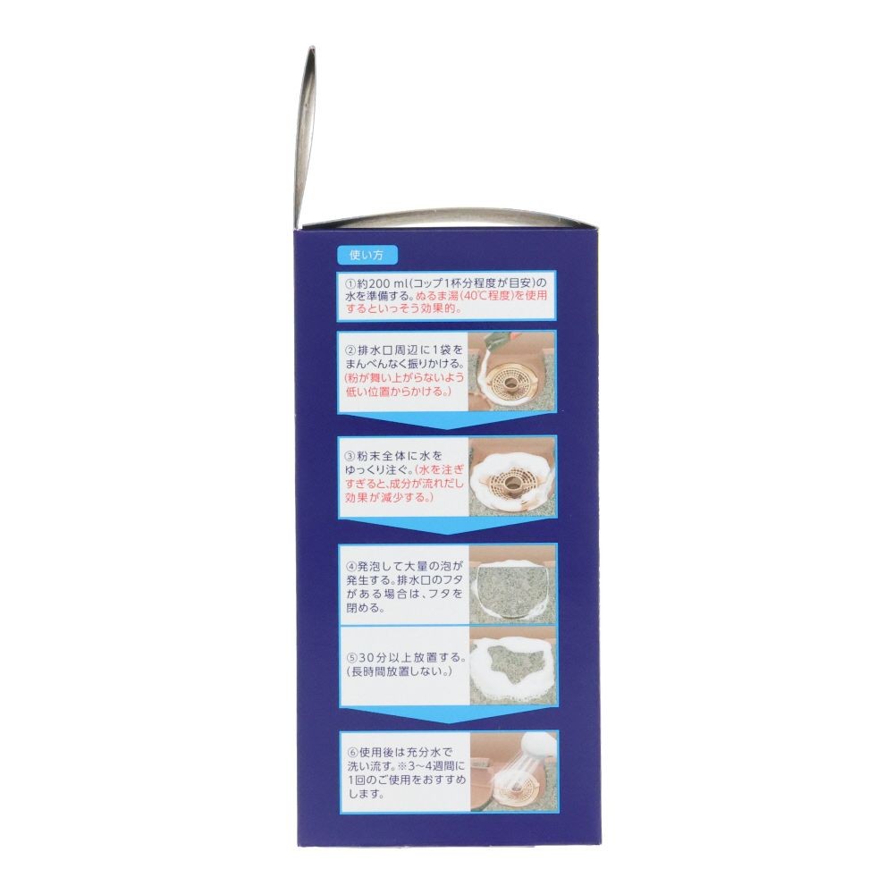 強力カビハイター　排水口そうじこれだけ　６袋入, 排水口クリーナー, 6袋入