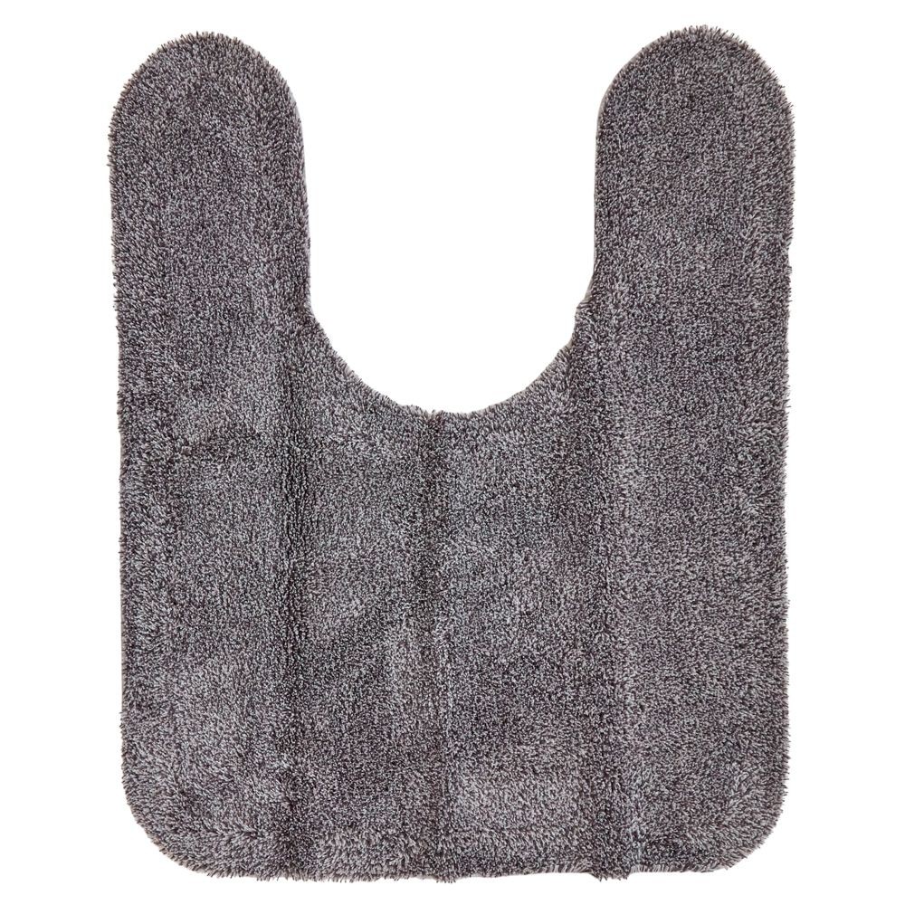 センコーＮＥＯツイード2耳長トイレマット, グレー, 75×60cm