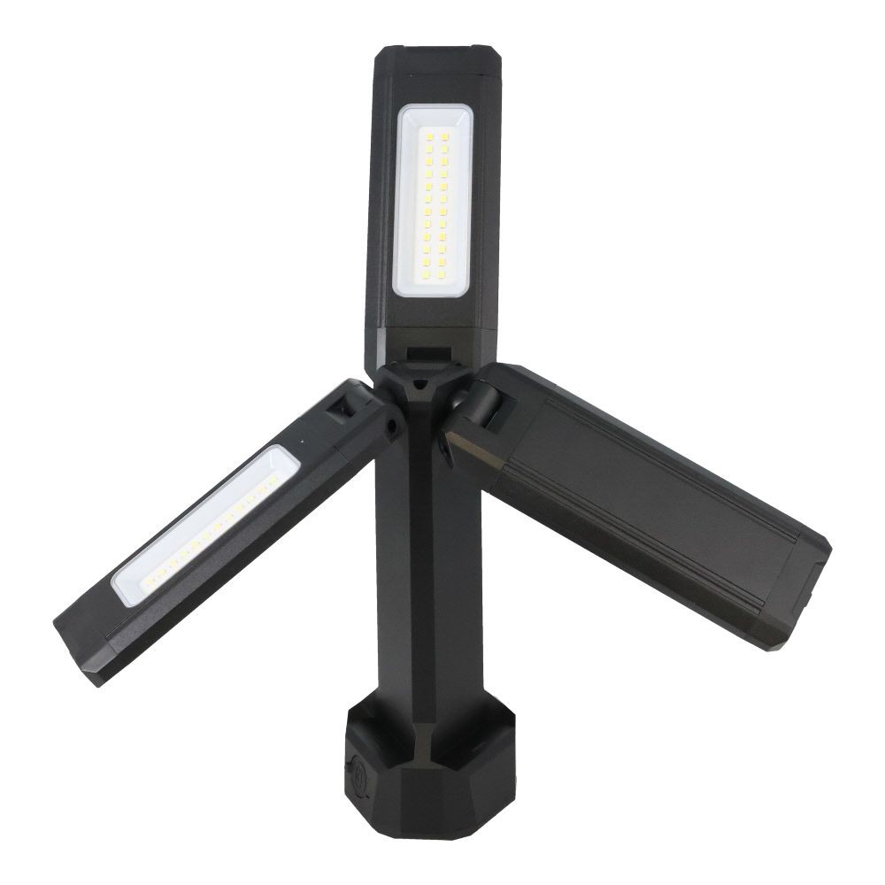WIZ'A ウィザ  LED充電式ウィングライト, ブラック, 2000lm