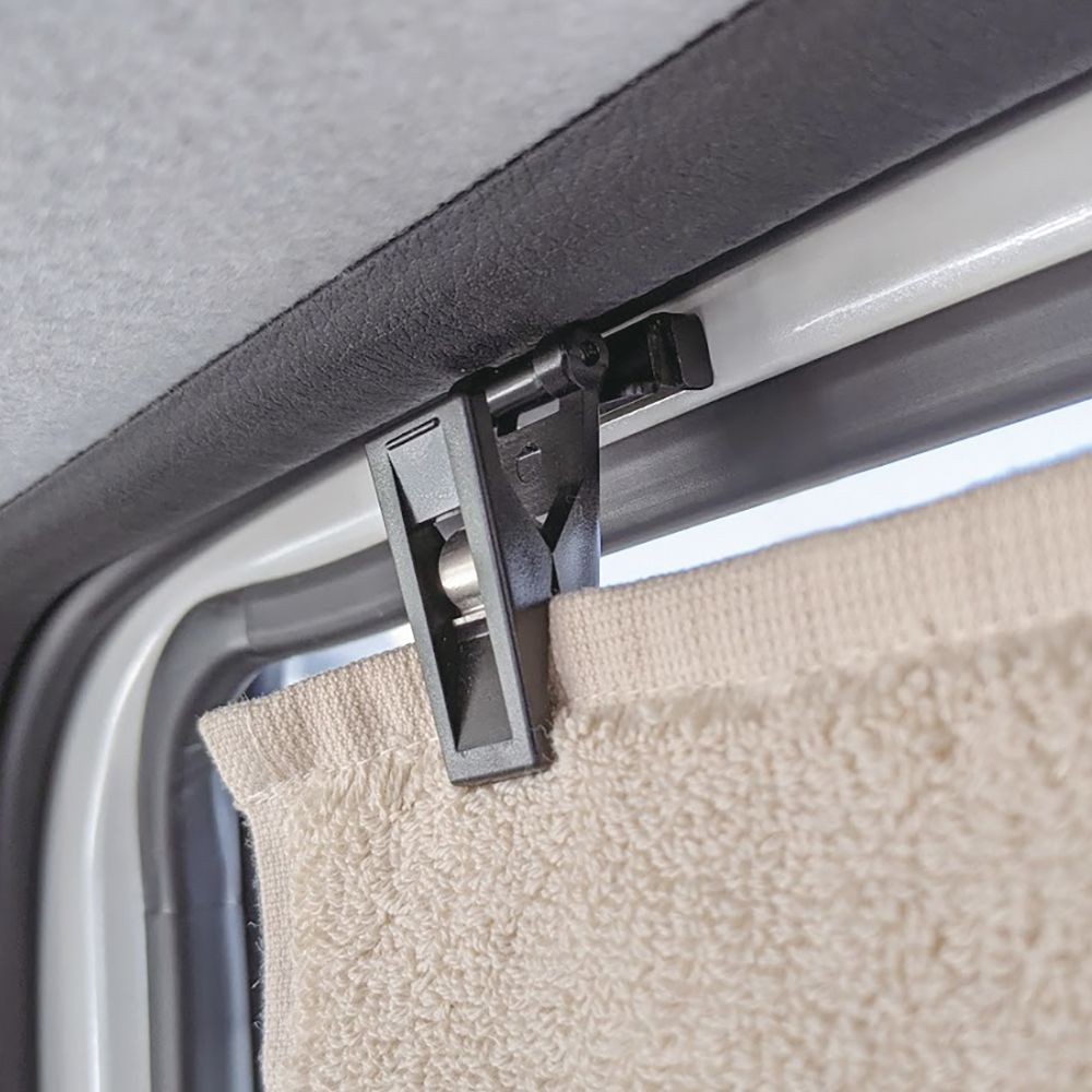 槌屋ヤック　マグネットクリップ　2個入り　ＢＫ　Ｌ-24, ブラック, L-24