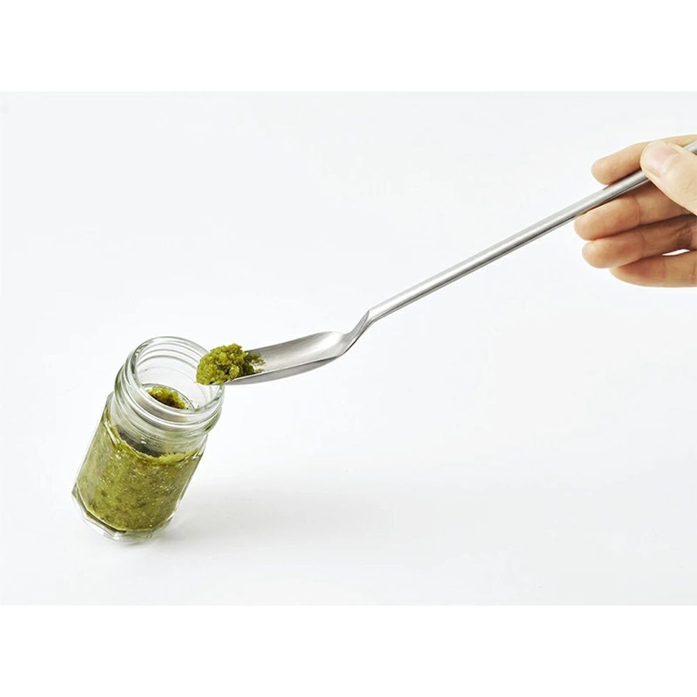 ヨシカワ EAトCO サジ スリムスプーン Saji slim spoon, ステンレス, 幅20mm&times;奥行230mm&times;高さ18mm