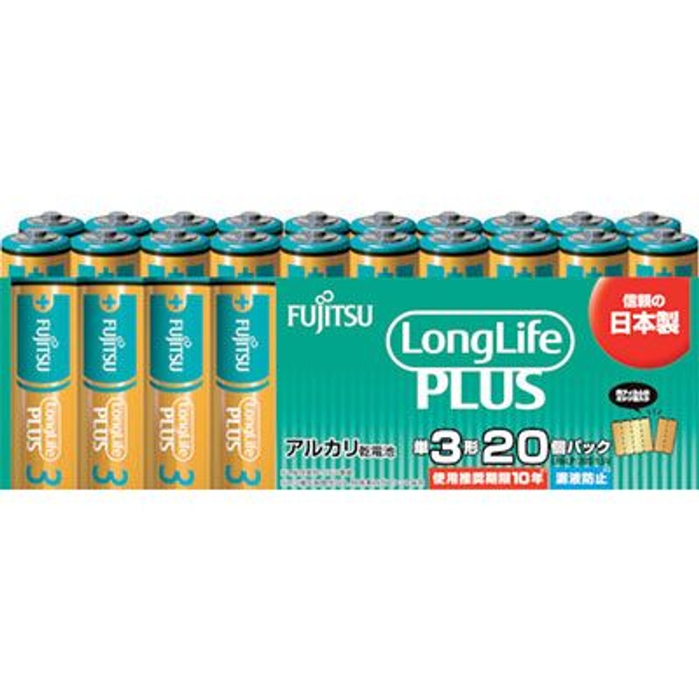 富士通アルカリ乾電池　単310個　ＬＲ6ＬＰ（10Ｓ）, 10P, 10本入り