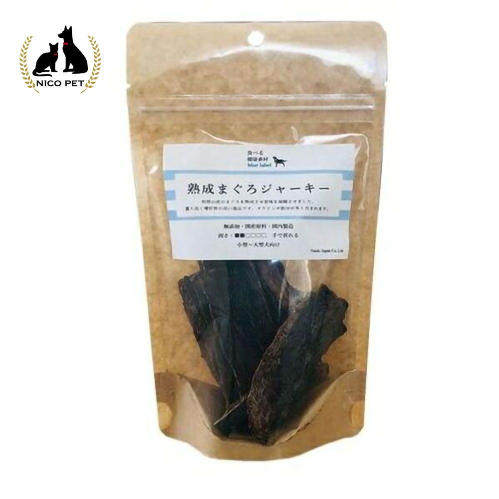ファイブワン 食べる健康素材熟成まぐろジャーキー愛犬用 30g, まぐろジャーキー, 30g