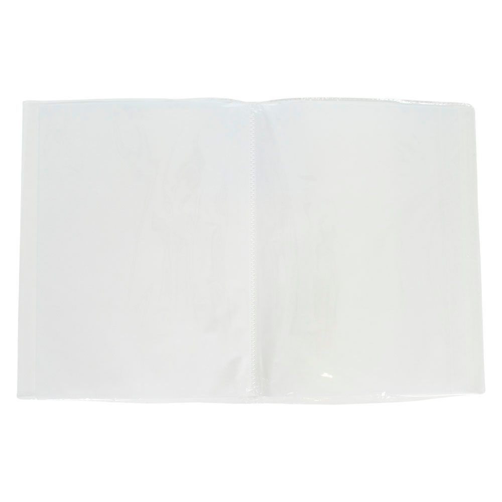 ウイザ WIZ'A透明クリアブックＡ4, ブルー, A4 20ポケット