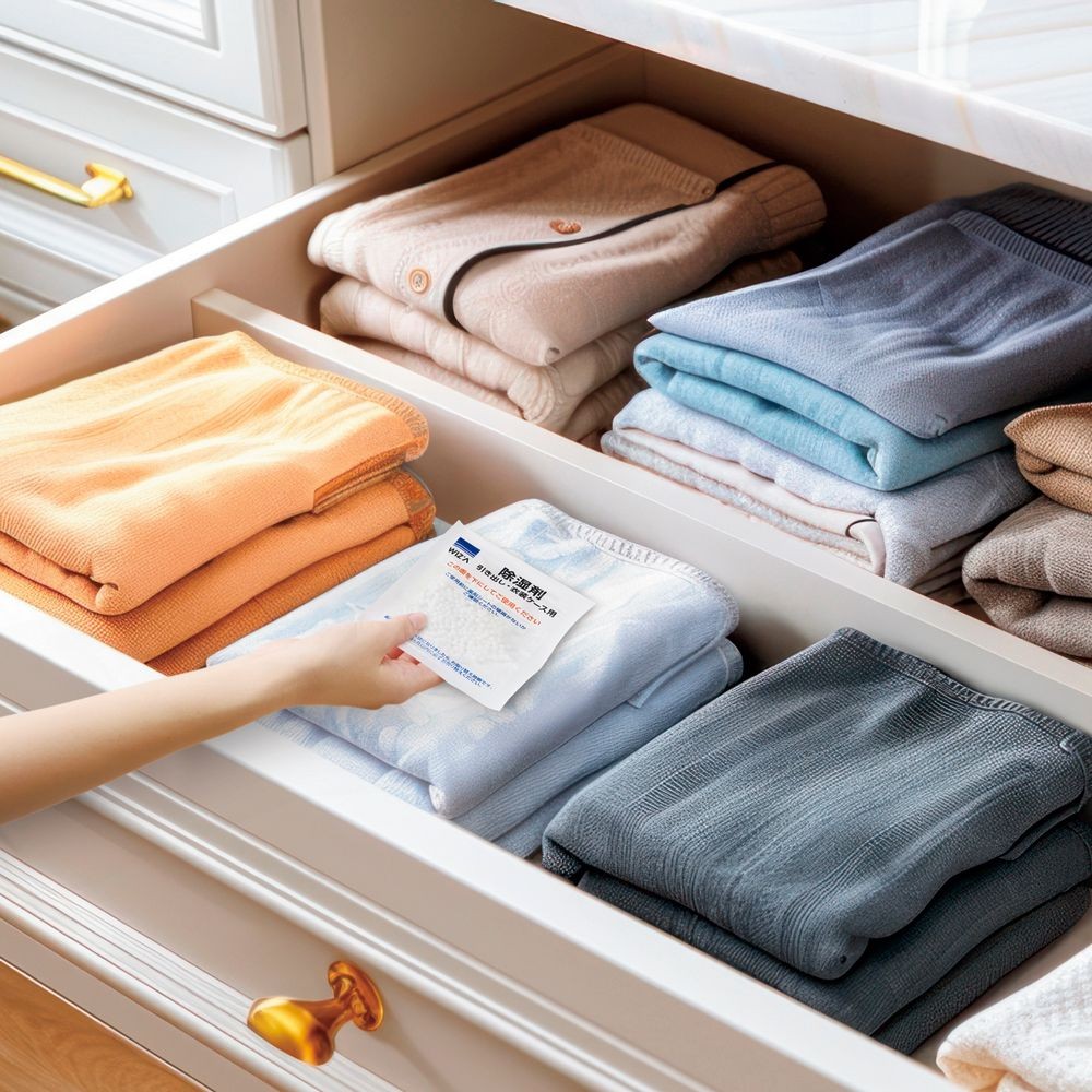 WIZ'A ウィザ　除湿剤　引き出し・衣装ケース用　２４シート入, 引き出し・衣装ケース用, 24シート入り