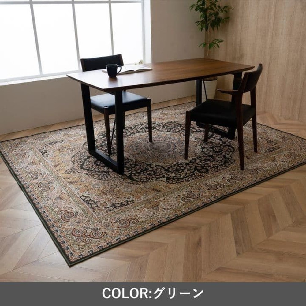 イケヒコ 敷物 ラグ・カーペット 撥水ラグ 『リーガたたみ』  グリーン 【メーカー直送・代引不可】, グリーン, 140&times;200cm