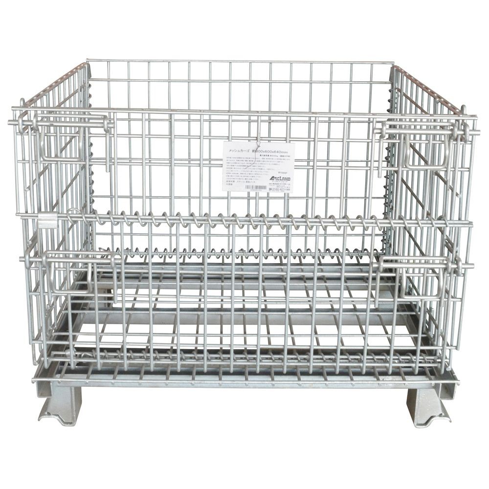 メッシュカーゴ　８００ｘ６００ｘ６４０, シルバー, 800&times;600&times;640mm