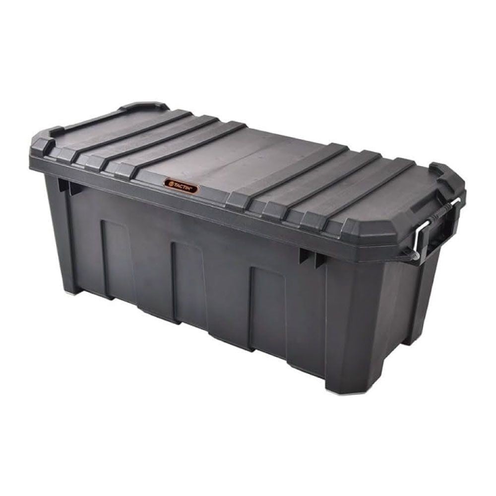 タクティクス コンテナボックス 60L 幅801&times;奥行383&times;高さ325mm, 黒, 60L