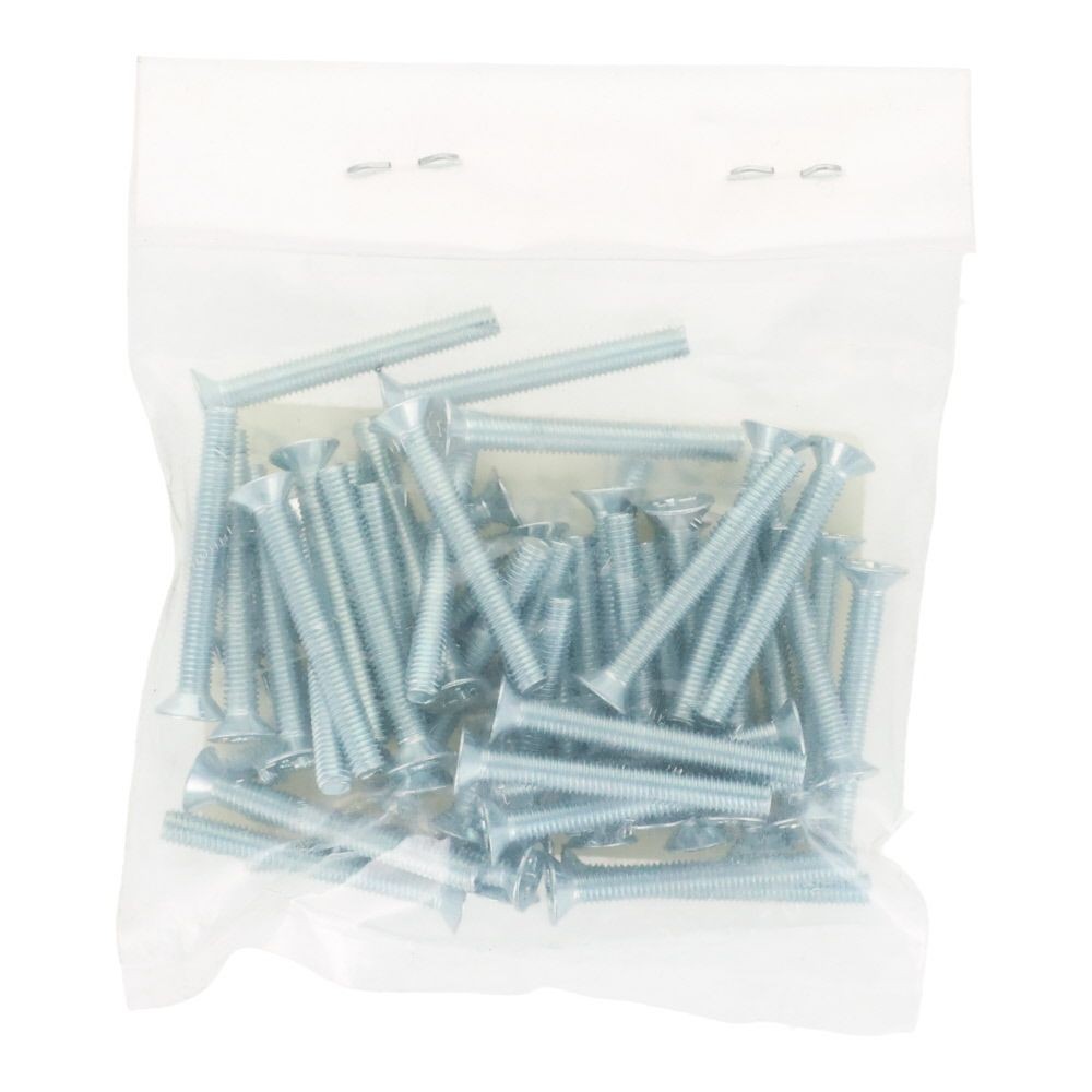 ユニクロ　小ねじ　皿　Ｍ３&times;２５　５０個入り, 小ねじ, M3&times;25