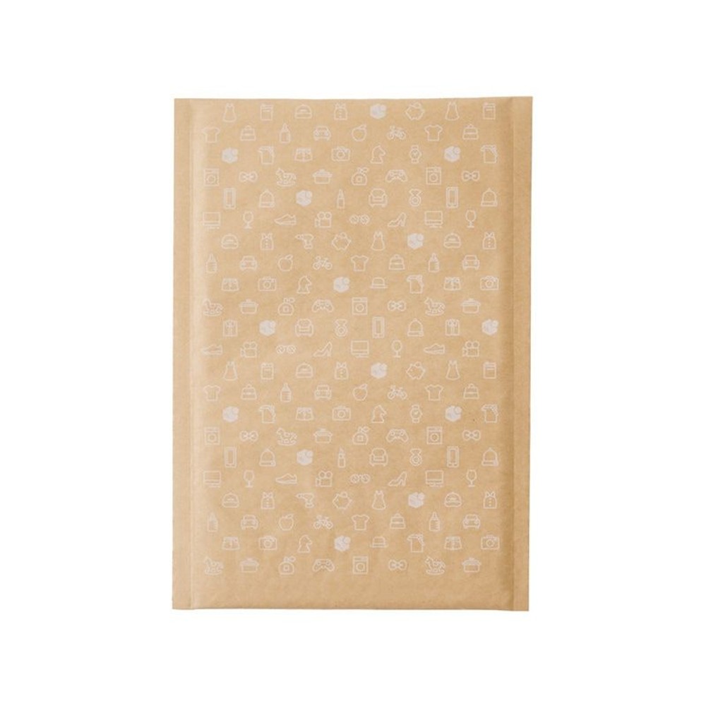 メルカリ公式 クッション封筒2枚セット, 茶色, 2枚セット