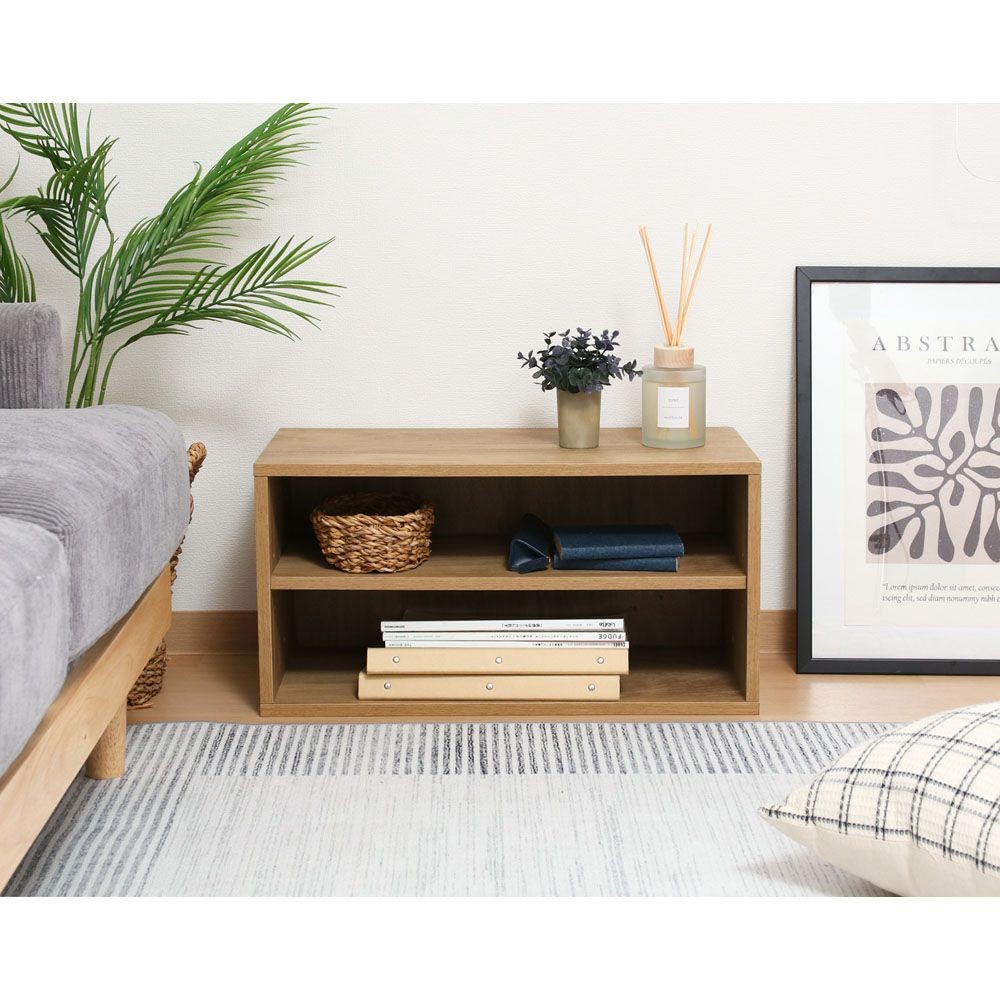 不二貿易 ＥＺＢＯ　コネクトボックス　棚付き　ＮＡ【メーカー直送・代引不可】, ナチュラル, 幅600mm&times;奥行300mm&times;高さ310mm