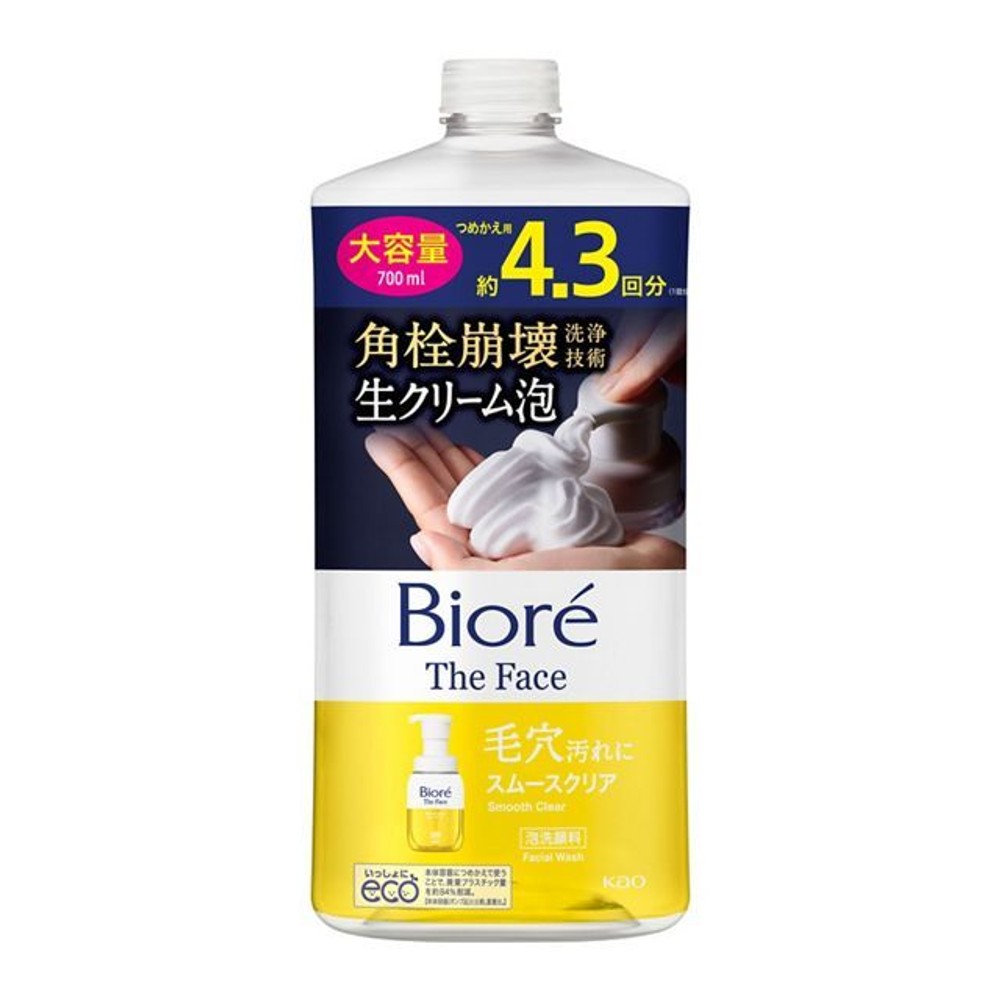 ビオレザフェイス　スムースクリア　詰替７００ｍｌ, スムースクリア, 700ml
