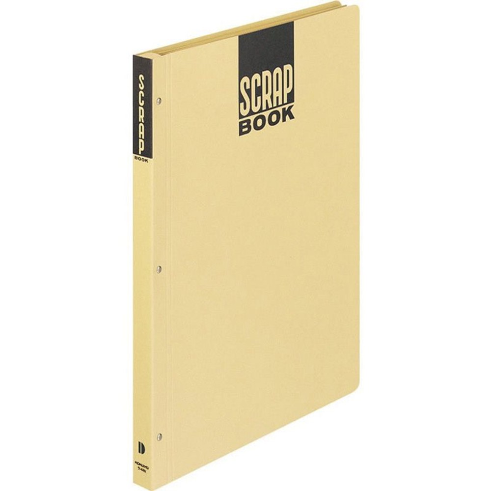 コクヨ　スクラップブック　B4　とじ込み式　無地, クラフト, B4