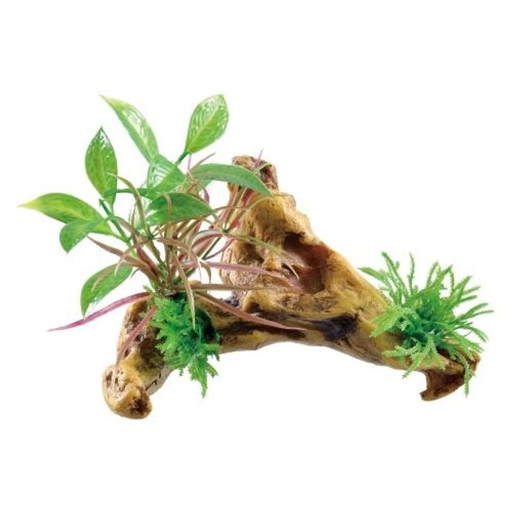 ジェックス　癒し水景　水草付き流木　ニードル, -, -