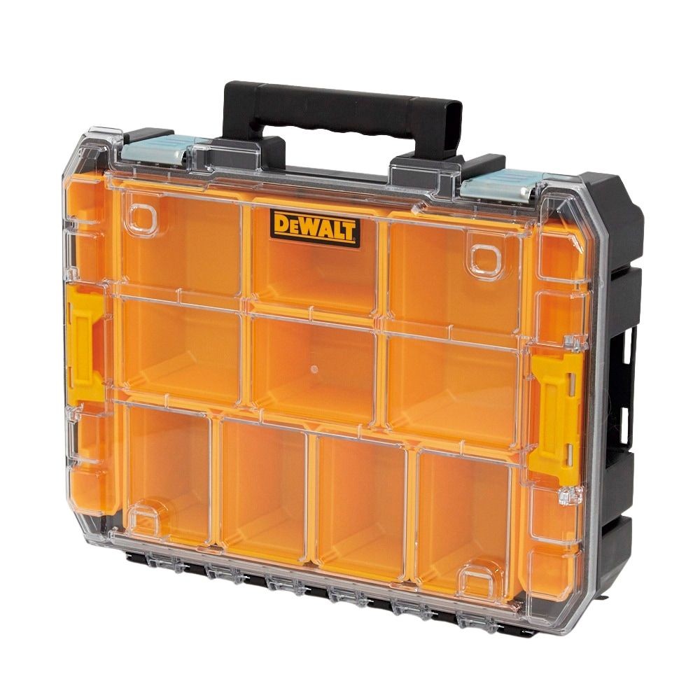 DEWALT/デウォルト システムツールボックス TSTAK2.0 ティースタックオーガナイザー, 黒/黄, DWST82968-1