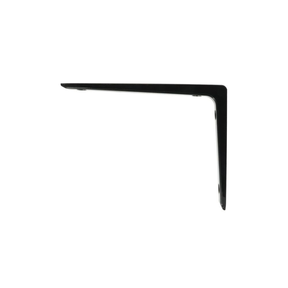 アルミ棚受けブラック150×200×20mm | ホームセンター