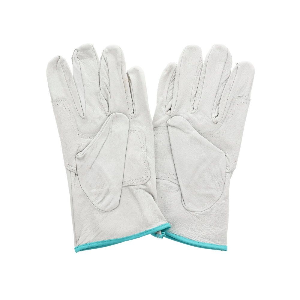 豚革　着脱テープアテツキ手袋　1双入り, ホワイト（M）, Mサイズ