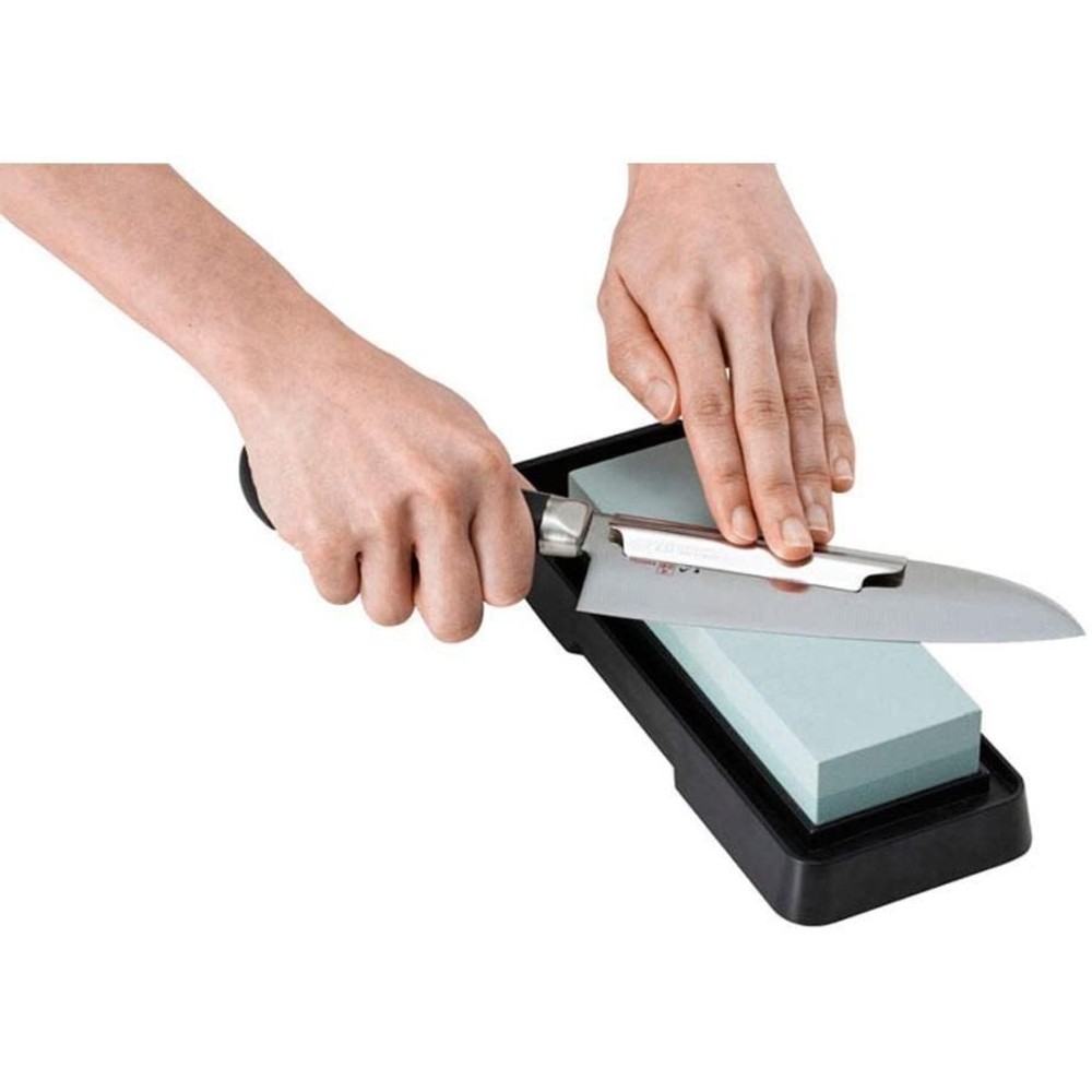 貝印　研ぎ上手, ステンレススチール, 幅約2×奥行約10×高さ約1cm