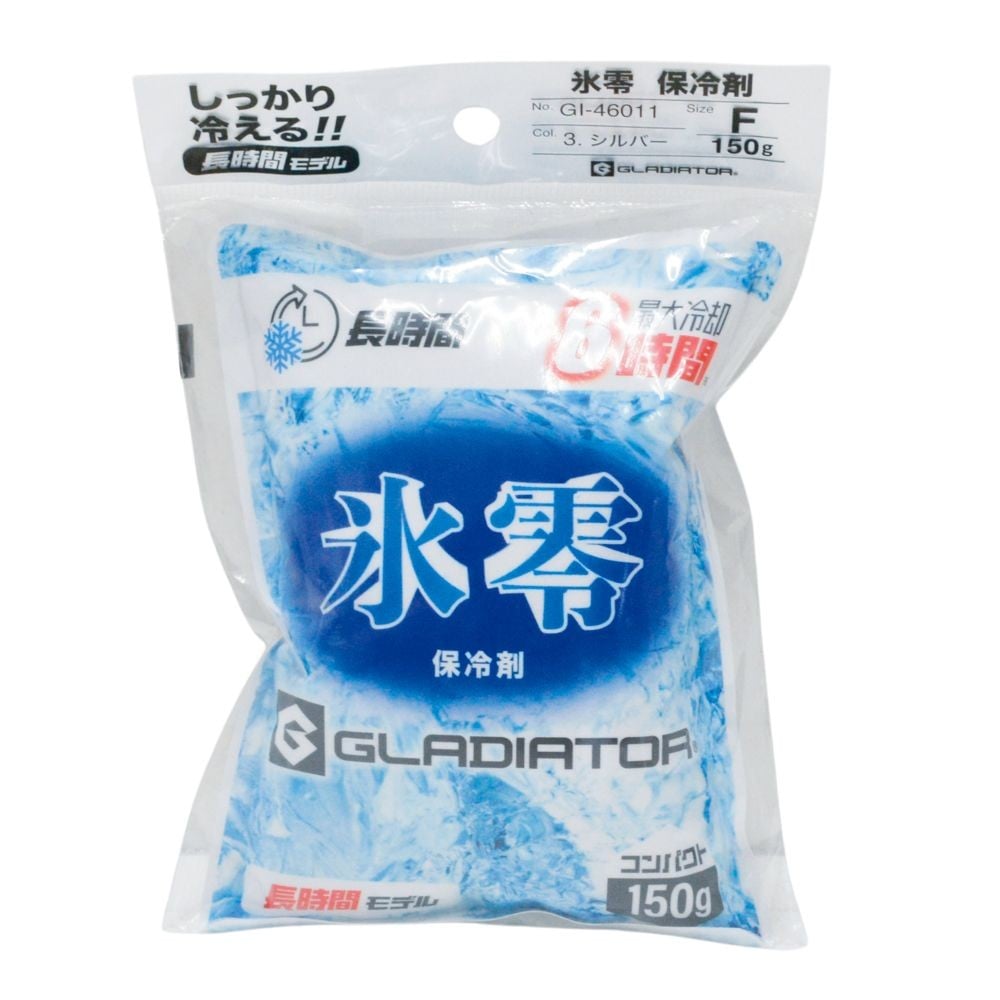 コーコス グラディエーター VOLTICE 氷零0度 保冷剤 150g GI46011, シルバー, 150g