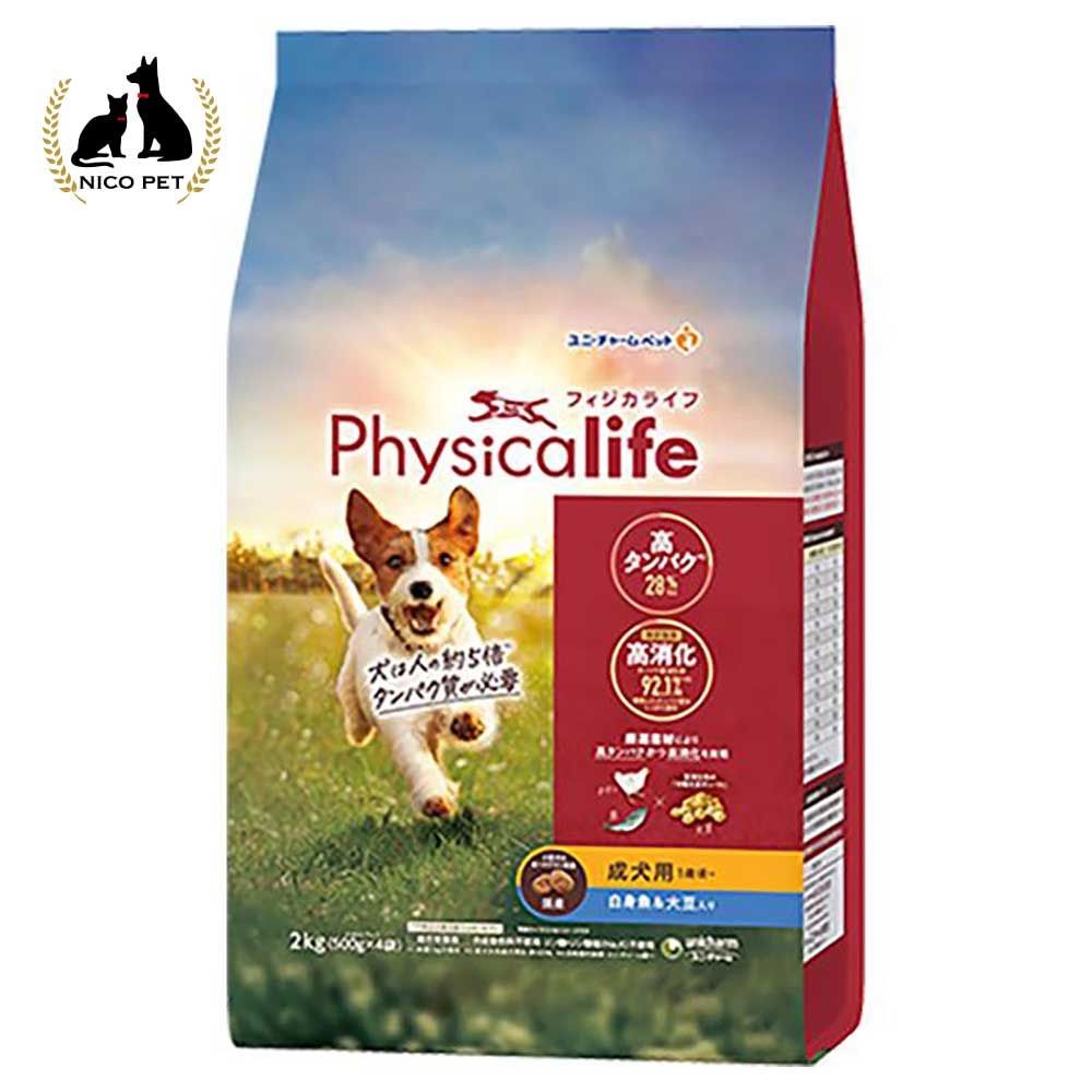 Ｐｈｙｓｉｃａｌｉｆｅ（フィジカライフ）　成犬用　白身魚＆大豆入り　２ｋｇ, 成犬用, 2kg