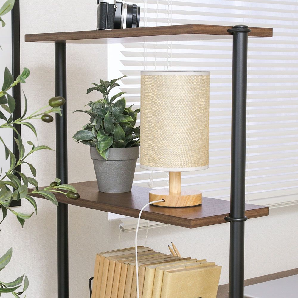 不二貿易 ＥＺＢＯワイヤーロック片袖デスク　ＭＢＲ【メーカー直送・代引不可】, ブラウン, 幅1220mm&times;奥行565mm&times;高さ1370mm